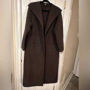 Eileen Fisher long wool jacket